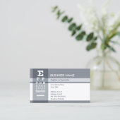 Carte De Visite oeil professionnel (Debout devant)