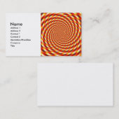 Carte De Visite Oeil rouge - Fractal (Devant / Derrière)