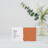 Carte De Visite Oeil rouge - Fractal (Debout devant)