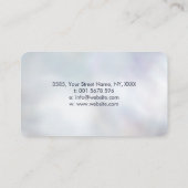 Carte De Visite Oeil - Triple Lune - Pierre et or (Dos)