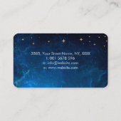 Carte De Visite Oeil - Triple Lune - Pierre et or (Dos)