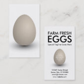 Carte De Visite oeuf (Devant / Derrière)