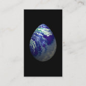 Carte De Visite Oeuf avec des nuages (Devant)