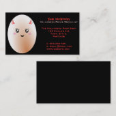 Carte De Visite Oeuf gâté drôle (Devant / Derrière)