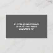 Carte De Visite OEufs biologiques Code QR (Dos)