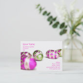 Carte De Visite Oeufs de pâques (Debout devant)