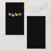 Carte De Visite OEufs De Poulet Amusants De La Ferme De Hen (Devant / Derrière)