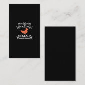 Carte De Visite oeufs frais de ferme (Devant / Derrière)