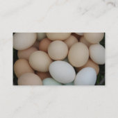 Carte De Visite Oeufs frais de ferme à vendre (Dos)