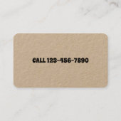 Carte De Visite Oeufs Frais Poulet Bio Hen Farm (Dos)