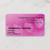 Carte De Visite Oeuvre Abstraite de la ligne cardiaque (Devant)