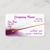 Carte De Visite OEuvre de souffle d'or diagonale (Devant)