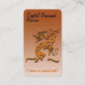 Carte De Visite Oeuvre musicienne Kokopelli (Devant)