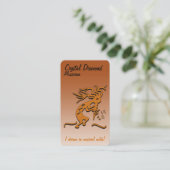 Carte De Visite Oeuvre musicienne Kokopelli (Debout devant)