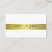 Carte De Visite Office Modern Style Procureur Directeur Plain Luxe (Devant)