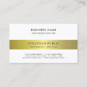 Carte De Visite Office Modern Style Procureur Directeur Plain Luxe (Dos)