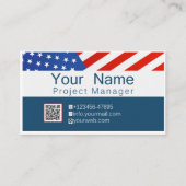 CARTE DE VISITE officiel des États-Unis (Devant)