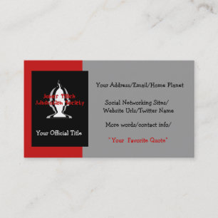 Carte De Visite Officiellement vôtre