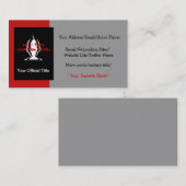 Carte De Visite Officiellement vôtre (Devant / Derrière)