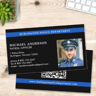 Carte De Visite Officier de police personnalisé application de la