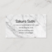 Carte De Visite Offre de remise de livraison de sushi (Dos)