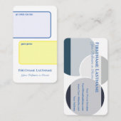 Carte De Visite Offre personnelle interactive et notes client (Devant / Derrière)