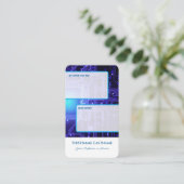 Carte De Visite Offre personnelle interactive et notes client neon (Debout devant)