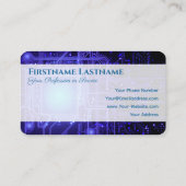 Carte De Visite Offre personnelle interactive et notes client neon (Dos)