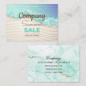 Carte De Visite Offre spéciale de vente d'été (Devant / Derrière)