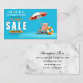 Carte De Visite Offre spéciale de vente d'été (Devant / Derrière)