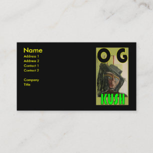 CARTE DE VISITE OG KUSH