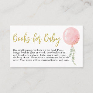 Carte De Visite Oh Baby Baby shower Livres pour bébé