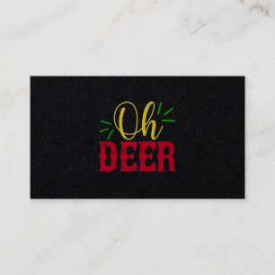 Carte De Visite Oh Deer