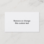 Carte De Visite Oh Holy Night Lyrics Design (Dos)