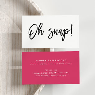 Carte De Visite Oh photographe de la rupture