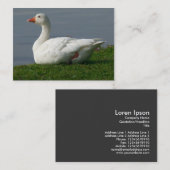 Carte De Visite Oie (Devant / Derrière)