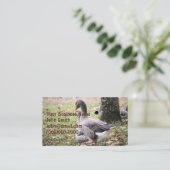 Carte De Visite Oie (Debout devant)