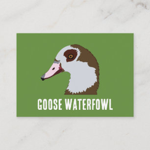 Carte De Visite Oie oiseaux d'eau