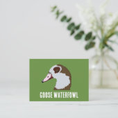 Carte De Visite Oie oiseaux d'eau (Debout devant)