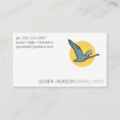 Carte De Visite Oie volante (Devant)