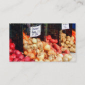 Carte De Visite Oignons et pommes de terre (Dos)