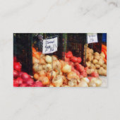Carte De Visite Oignons et pommes de terre (Dos)
