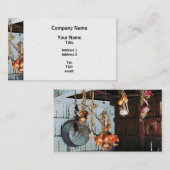 Carte De Visite Oignons - Finition Platine (Devant / Derrière)