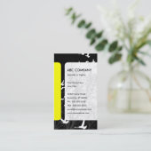 Carte De Visite oiseau à silhouette (Debout devant)