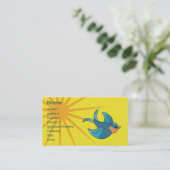 Carte De Visite Oiseau - affaires (Debout devant)
