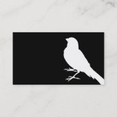 Carte De Visite Oiseau canarien permanent (Dos)