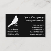 Carte De Visite Oiseau canarien permanent (Devant)