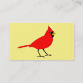 Carte De Visite Oiseau cardinal rouge Thunder_Cove (Dos)