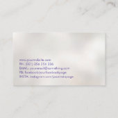 Carte De Visite Oiseau coloré de Phoenix Levant (Dos)