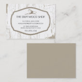 CARTE DE VISITE OISEAU DE CHAUFFAGE ET OISEAU D'ÉCLAIRAGE (Devant / Derrière)